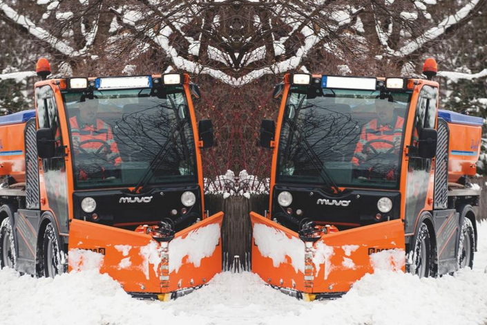 Kehrmaschine Fuhrpark Wunder Winterdienst Muenchen